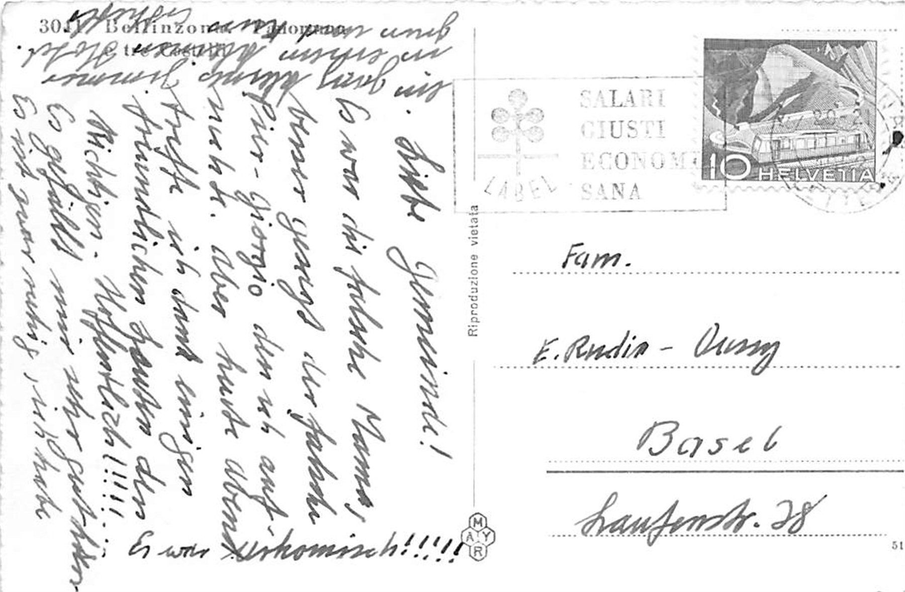 Cartes postales: Bellinzona – D'occasion à Ottikon b.Kemptth. par Neptun1974 1