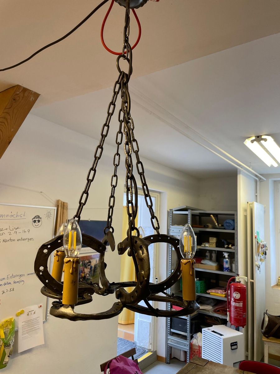 Lampadari & plafoniere: Hufeisenlampe Unikat – Usato da Mettmenstetten venduto da Idefix070 1