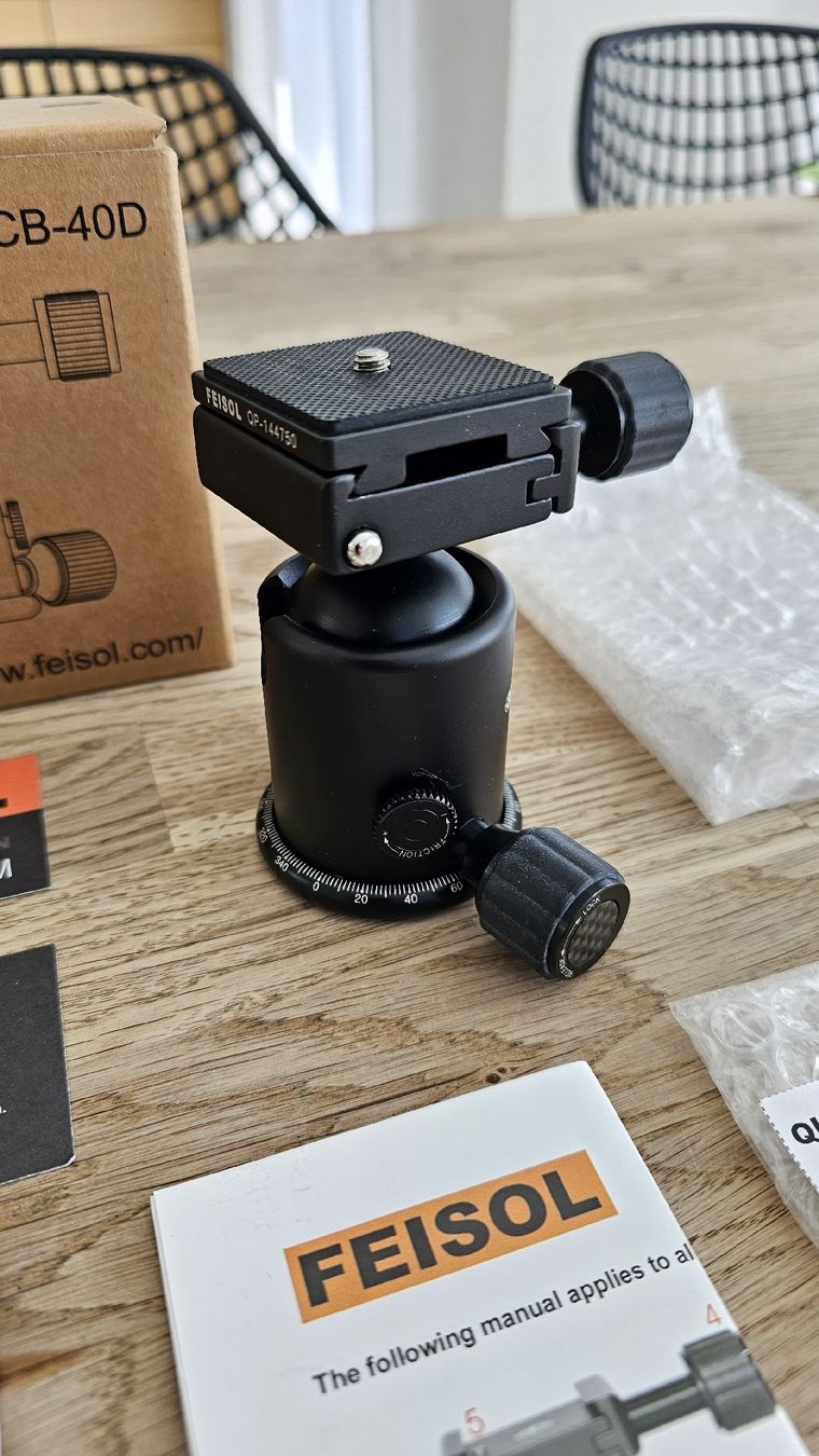 Treppiedi & Teste: Feisol Ballhead CB-40D Kugelkopf – Usato da Sugiez venduto da Adi2172 2