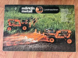 Märklin Metall Baukasten Landmaschinen Set mit Anleitung