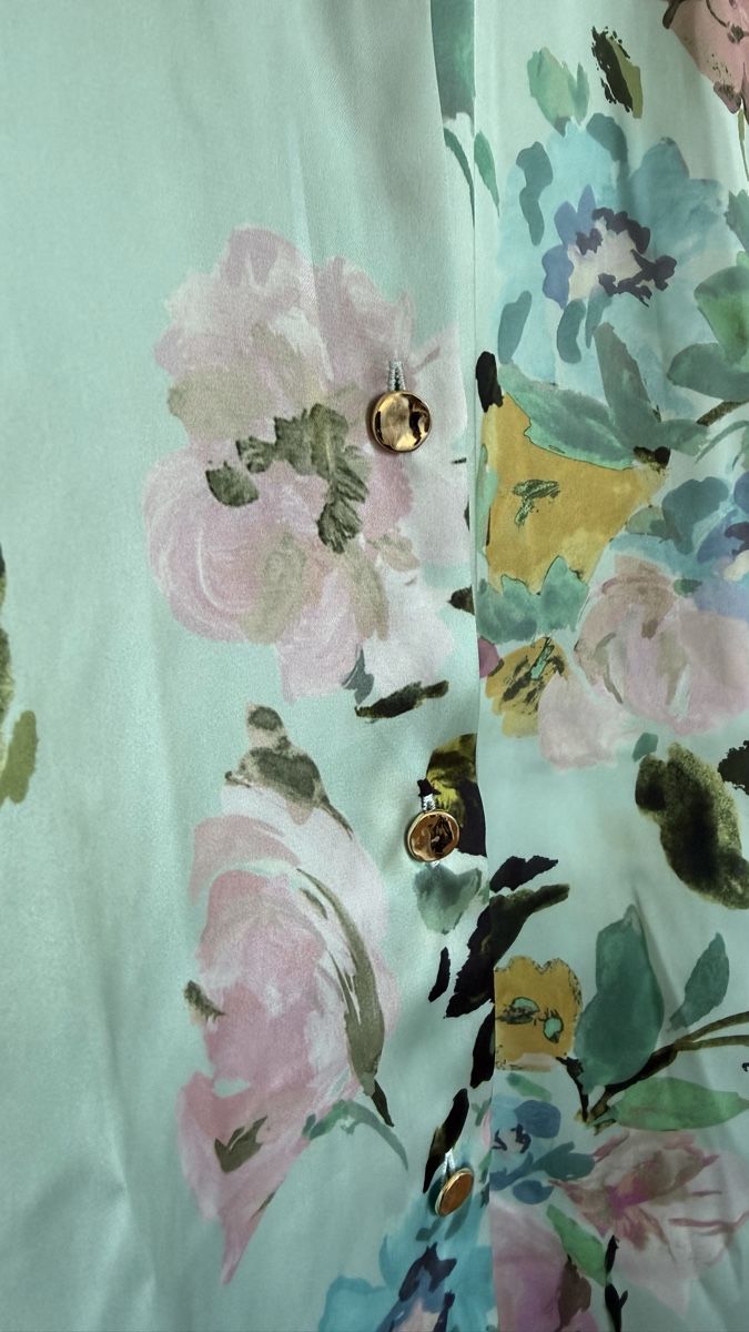 Zara Camicette: ZARA glänzende Bluse, Blumenprint, Grösse S – Nuovo (secondo la descrizione) da Horn venduto da FashionFlowerCh 2