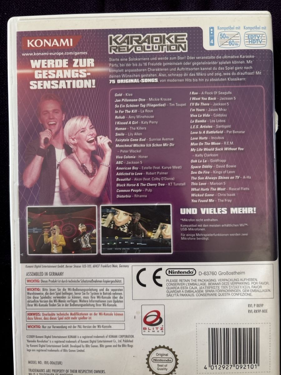 Giochi: Wii Spiel Karaoke Revolution – Usato da Zürich venduto da hiddentreasures_zh 1