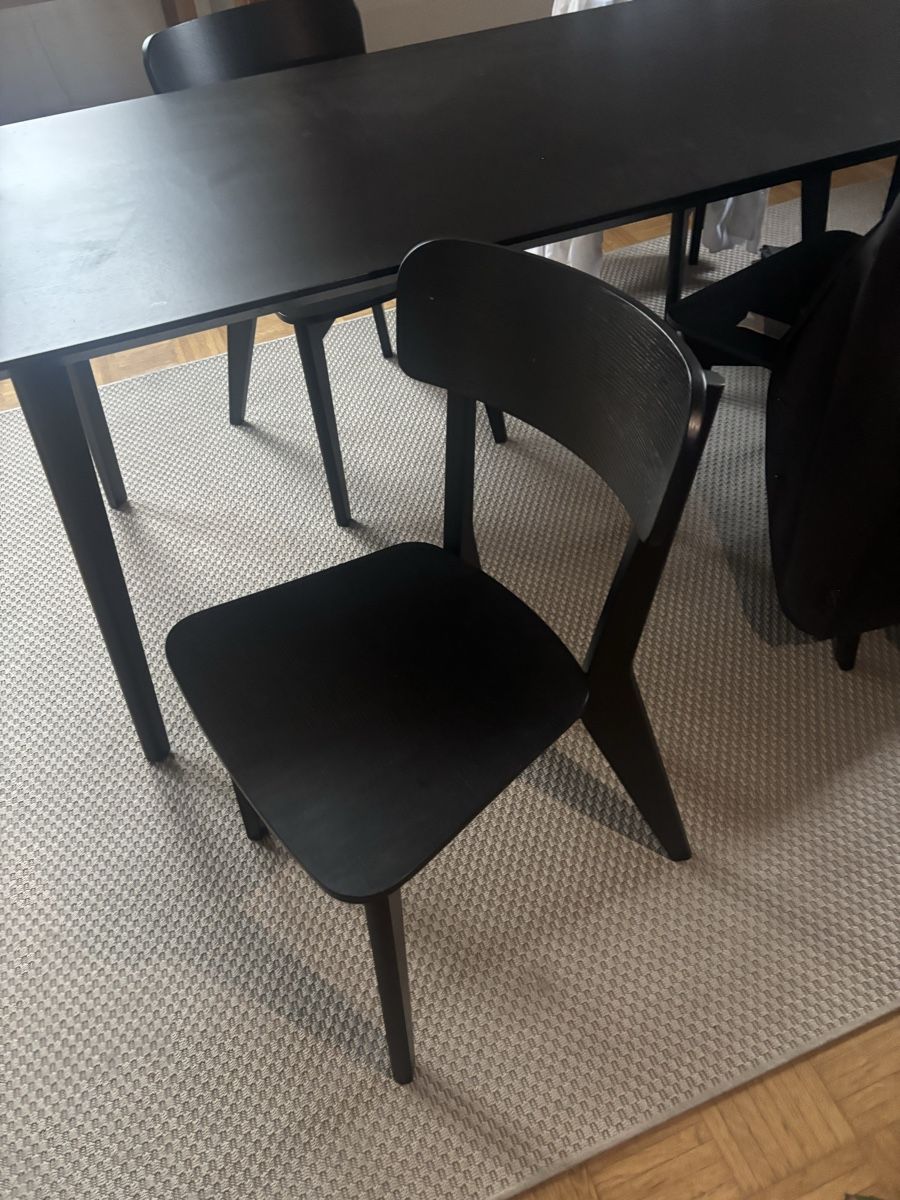 Ikea Sedie: 4 x Stuhl IKEA Lisabo schwarz – Nuovo (secondo la descrizione) da Zürich venduto da lou_8j9v