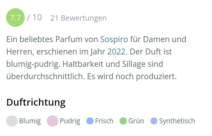 Parfum & Eau de Toilette: 5 ml CADENZA SOSPIRO ABFÜLLUNG – Neu (gemäss Beschreibung) aus St. Gallen von CaliSunshine 3