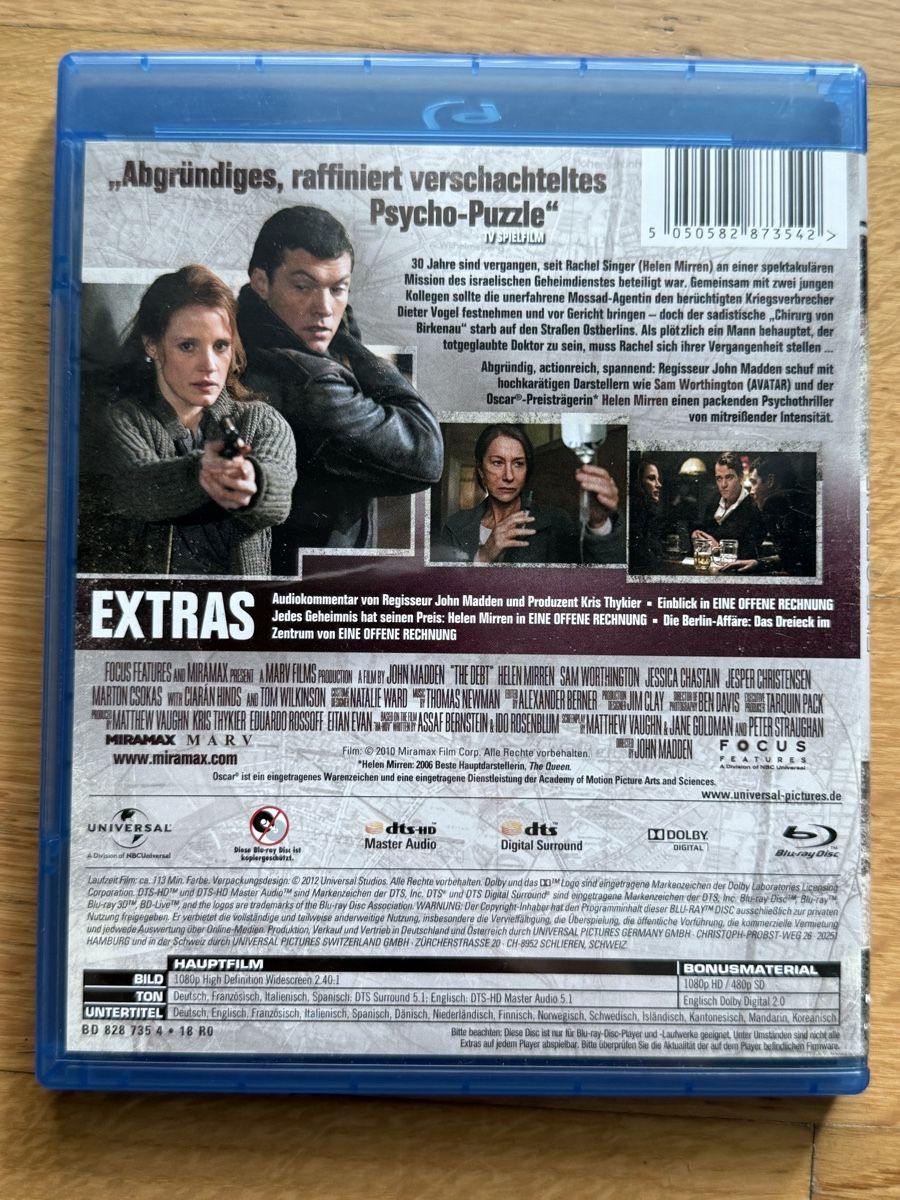 Tutti i DVDs: Eine offene Rechnung - Blu-ray – Usato da Kölliken venduto da nerdorado 1