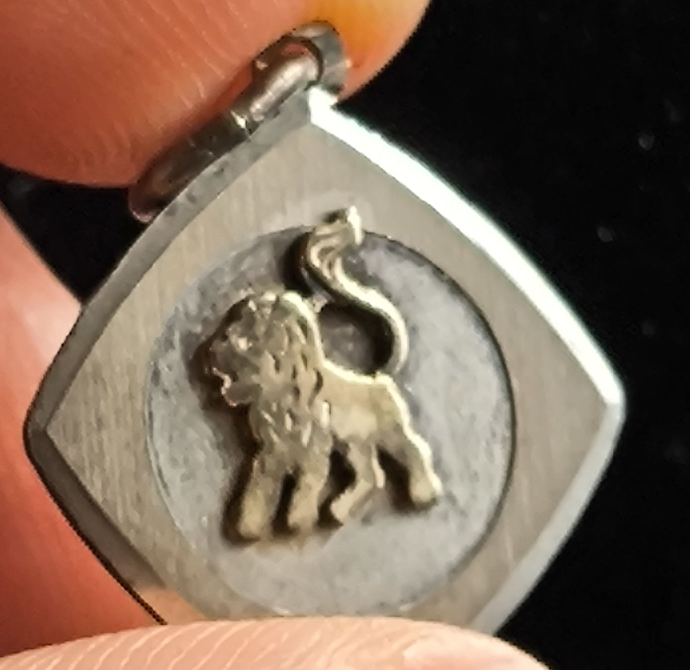 Ciondoli: Anhänger mit Löwe, 800er Silber – Usato da Rorschacherberg venduto da snOOpydOg11 1