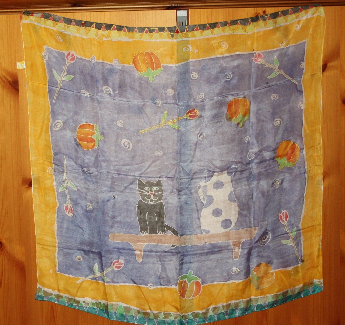 Foulard & Sciarpe: Foulard Schal Seide bunt – Usato da Flüelen venduto da Diversicum-Textil 2