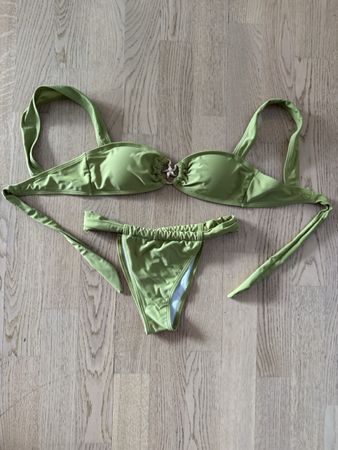 Bikini Set Damen S grün Seestern Applikation Neu