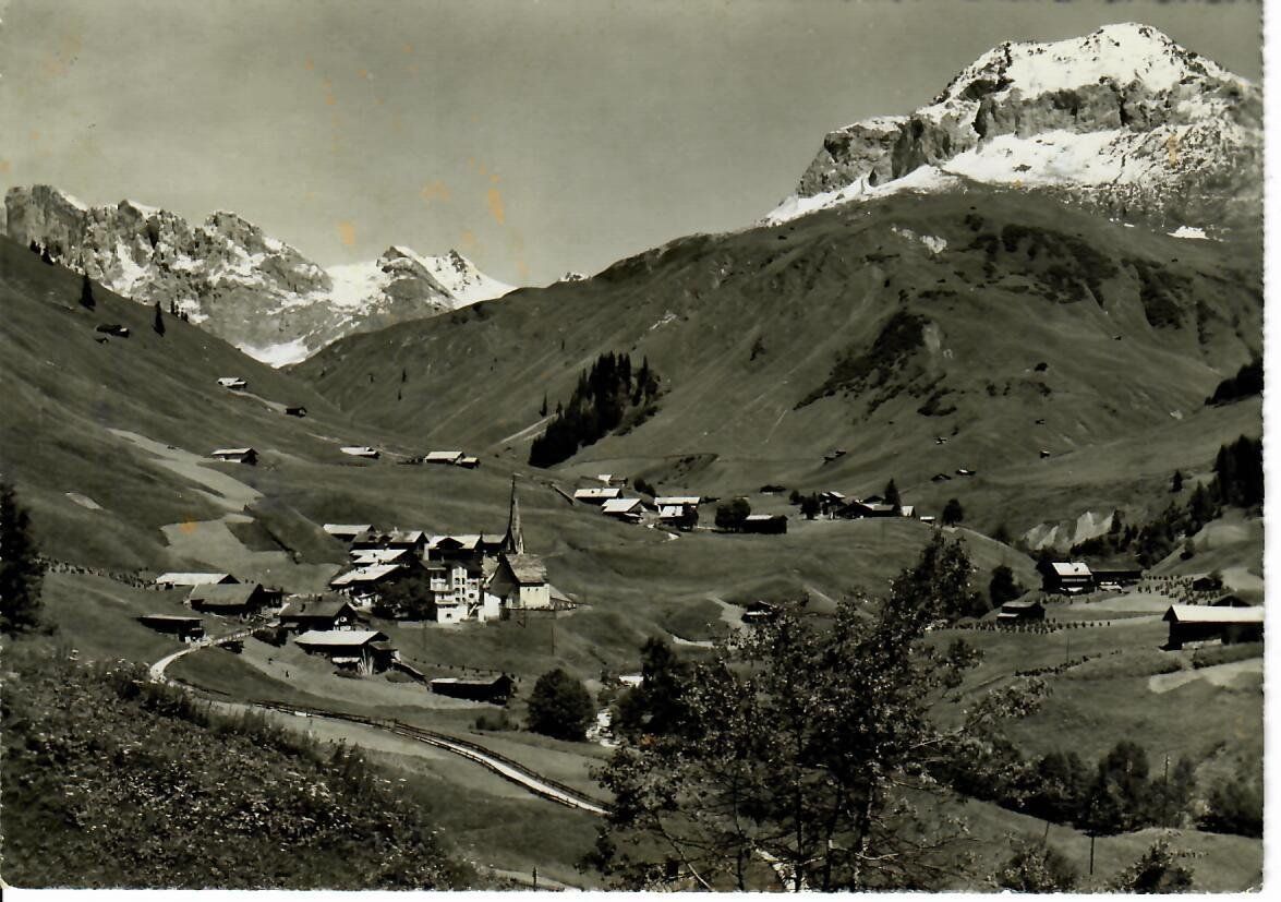 Cartoline postali: St. Antönien 1954 – Usato da Hochdorf venduto da Ziegel-16
