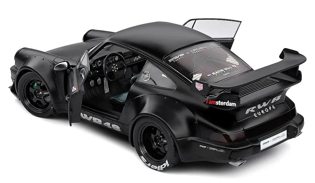Porsche Modellini d'auto: Solido Modell RWB Bodykit Darth Vader – Nuovo e nell'imballaggio originale da Oftringen venduto da sweden03 1