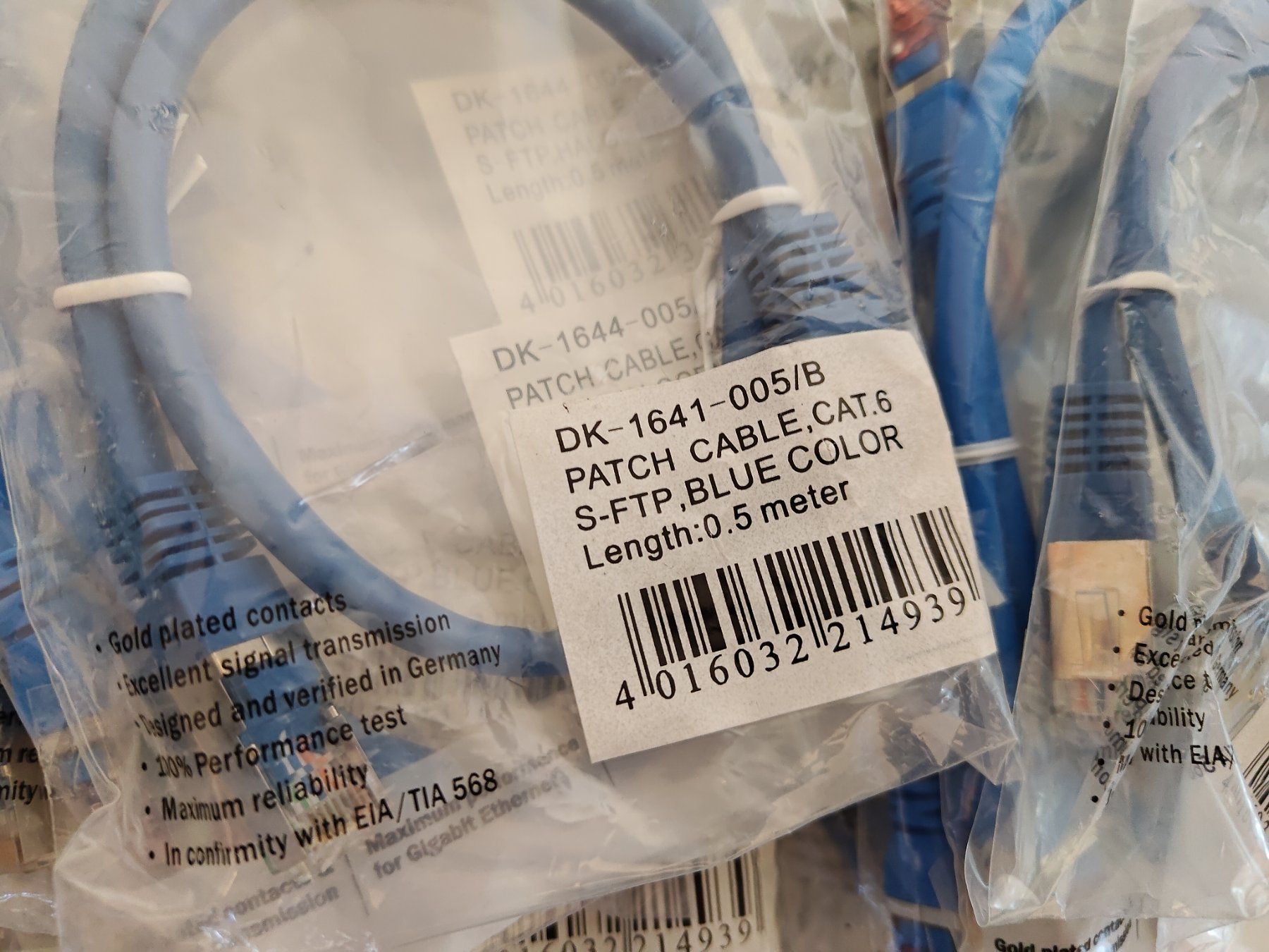Cavi: 40x 0.5m LAN Kabel RJ45 – Nuovo e nell'imballaggio originale da Sumiswald venduto da inf_r9tx 2