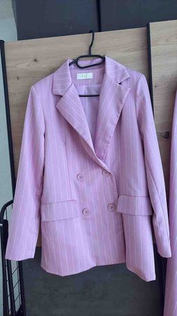 Damen Blazer FHS rosa gestreift neuwertiger Zustand
