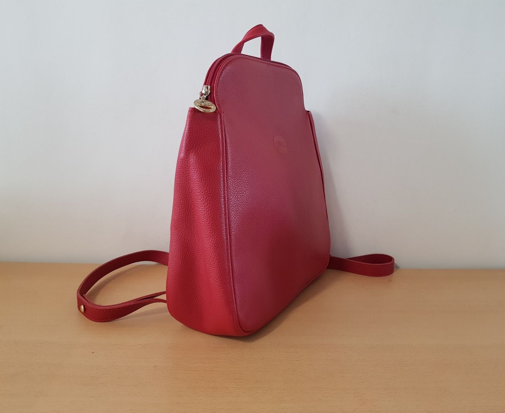 Longchamp Zaini: Longchamp Leder Rucksack – Usato da Basel venduto da Birs868 1