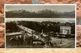 PONT CHAUDERON et vue sur les Alpes de Savoie - Lac Leman