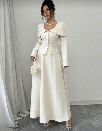 Elegantes zweiteiliges Kleid, Grösse M,in hellrosa