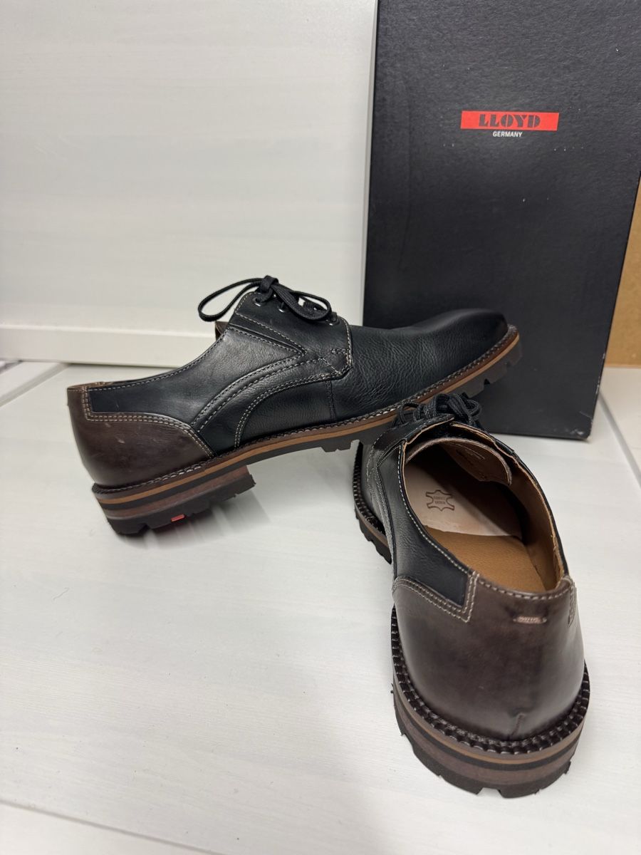Lloyd Scarpe da uomo: Chaussures Lloyd Killy, cuir noir/ébène, taille 41! – Nuovo e nell'imballaggio originale da Brügg BE venduto da Goob 2