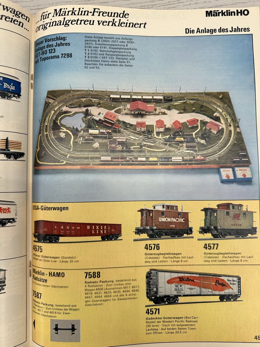 Märklin Modellini di ferrovie: Märklin Katalog 1974 D – Usato da Lupsingen venduto da New-Haven 2