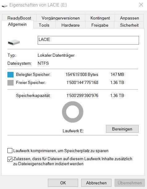 Lacie Dischi rigidi: LACIE Externe HDD 1,5 TB – Usato da Buchs ZH venduto da Sutoris 6