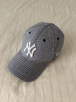 Casquette New York Yankees pied-de-poule bleu et blanc neuf