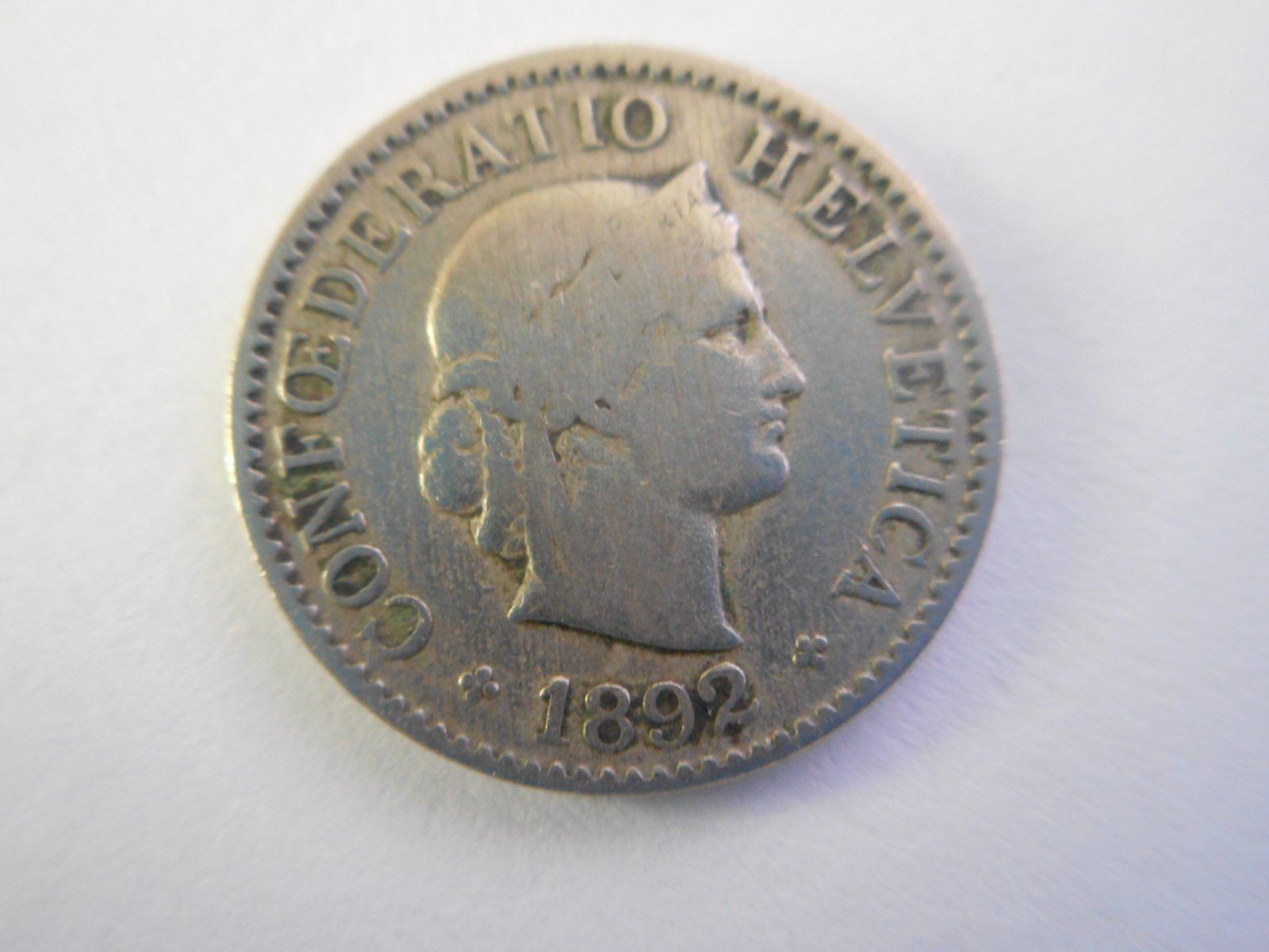 Toutes les monnaies: 5 Rp. 1892 uralt – D'occasion à Kriegstetten par pizlad2010