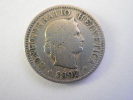 5 Rp. 1892 uralt