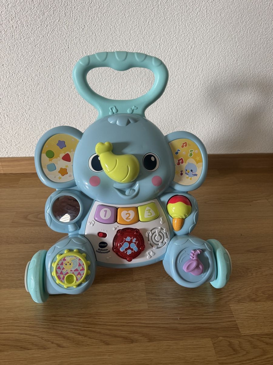 Veicoli per bambini: VTech 2-in-1 Elefanten-Lauflernwagen. – Usato da Thun venduto da dde_blr9