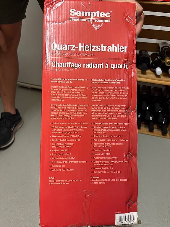 Heizgeräte: Quarz Heizstrahler – Gebraucht aus Grüningen von ann_c6fj 1
