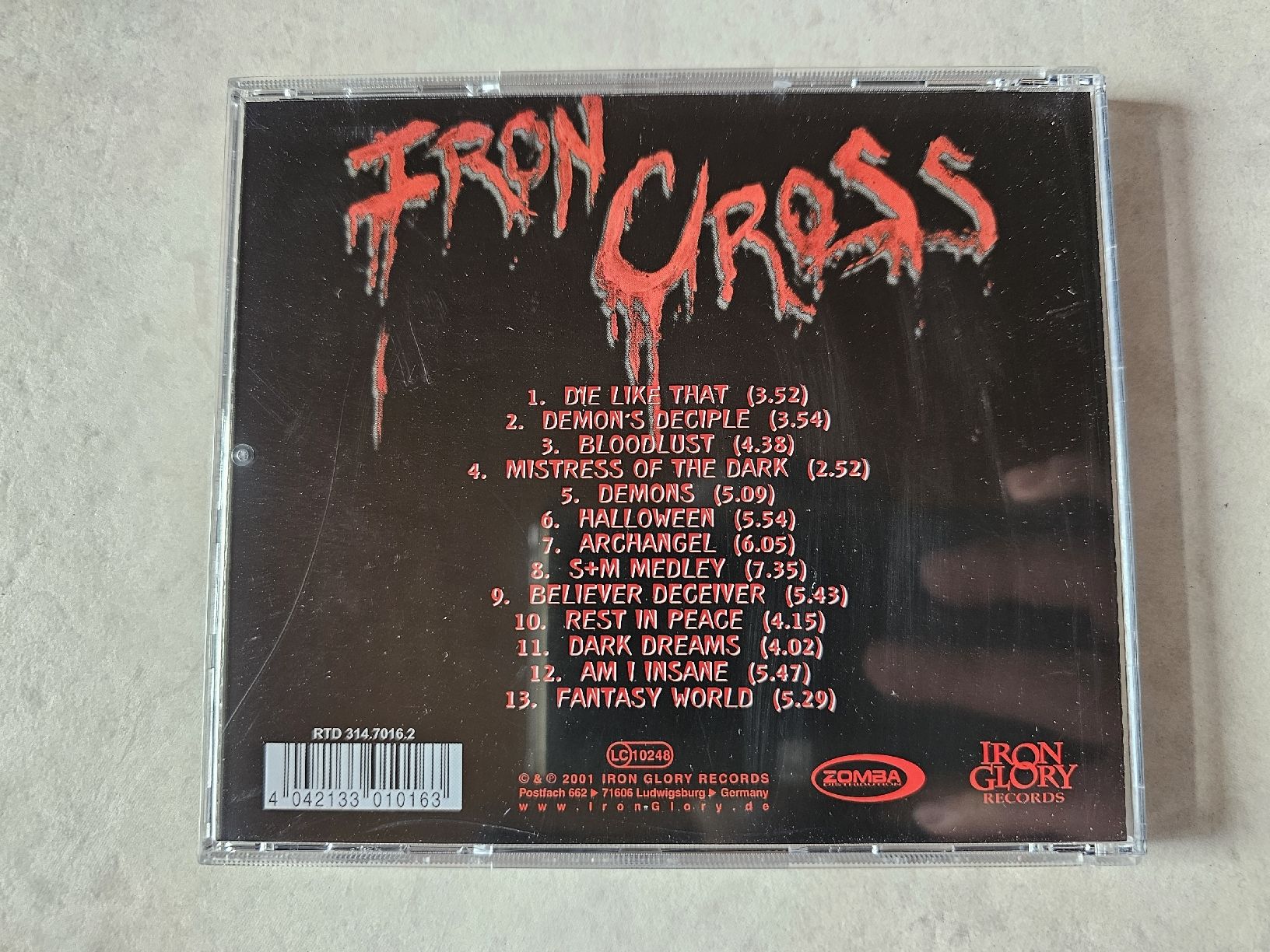 CD: Iron Cross  -  Iron Cross – Usato da Schneisingen venduto da backstore24 1