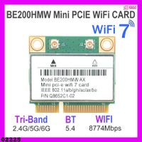 WiFi 7 Card BE200HMW mini pcie For Bluetooth 5.4 Tri