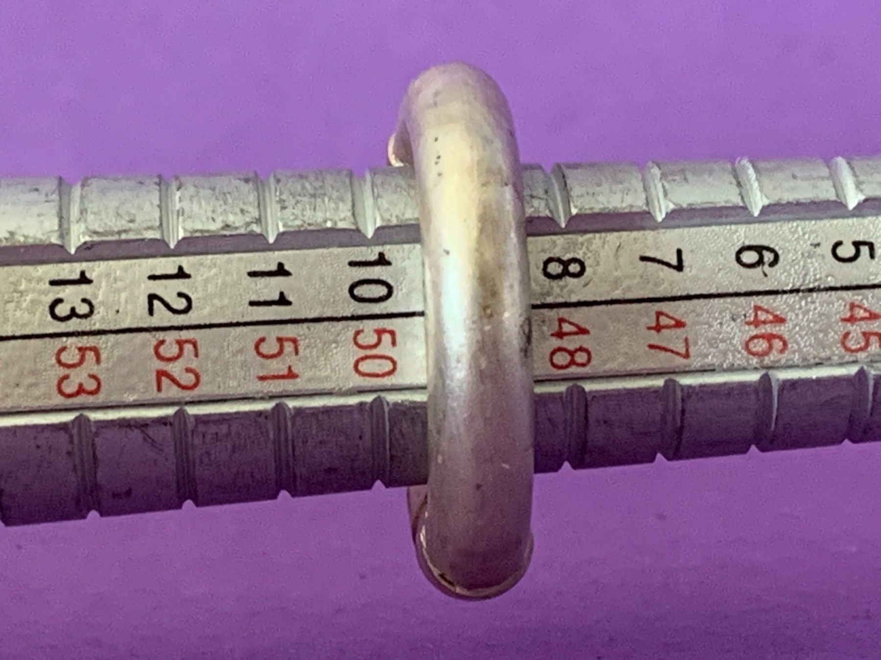 Bagues: Silberring goldiger Schwimmring  (49) – D'occasion à Laufen par belleskulptur 1