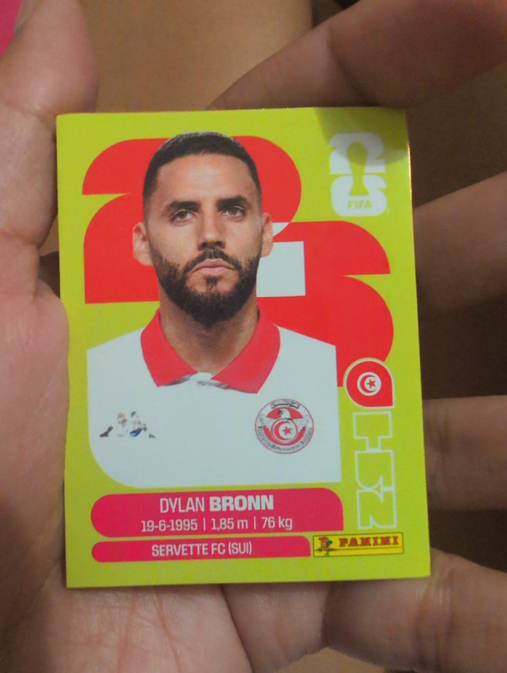Panini Cartes à collectionner: Dylan Bronn TUN 8 – Neuf avec emballage d'origine à Lausanne par KarolyneBaiao