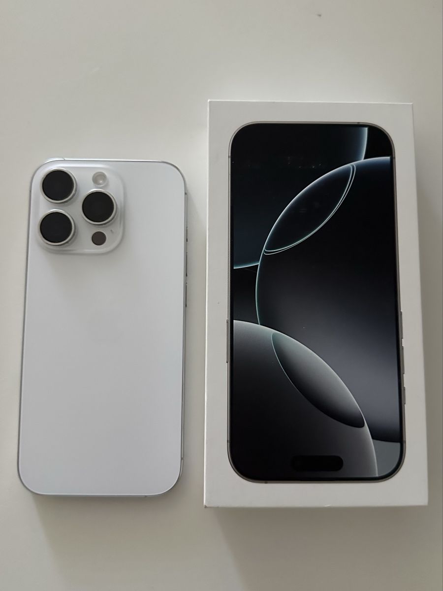Apple Handys / Smartphones: iPhone 16 Pro 128GB - White Titanium – Gebraucht aus Lausanne von rib.alexx