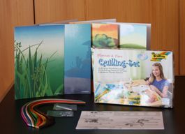 Quilling-Set 167 Teile Pflanzen und Tiere
