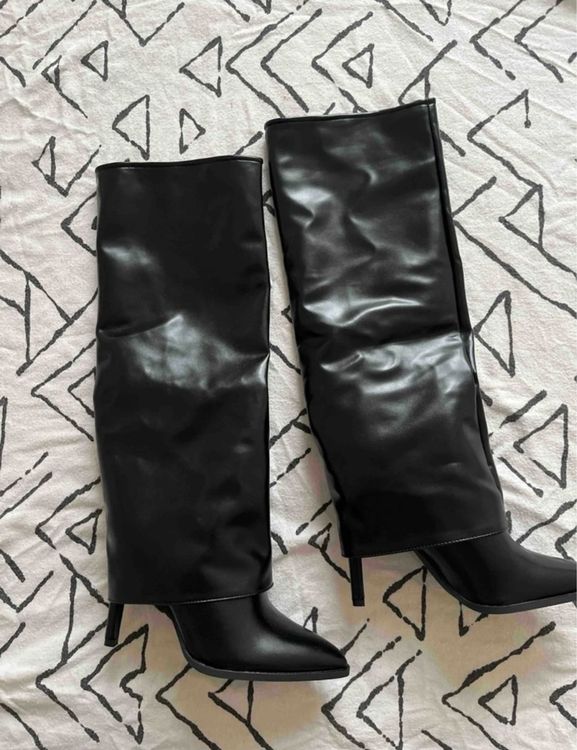Bottes DeNiro Amabile Noires – Femme – Taille 37 (XXS) – Cuir Lisse – État Neuf