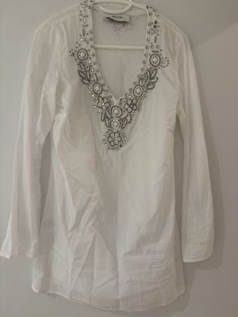 Weisse Bluse MALVIN
