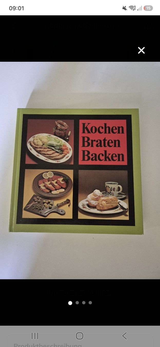Libri: Kochbuch 1979,Kochschule – Usato da Villmergen venduto da MONCHHICHI