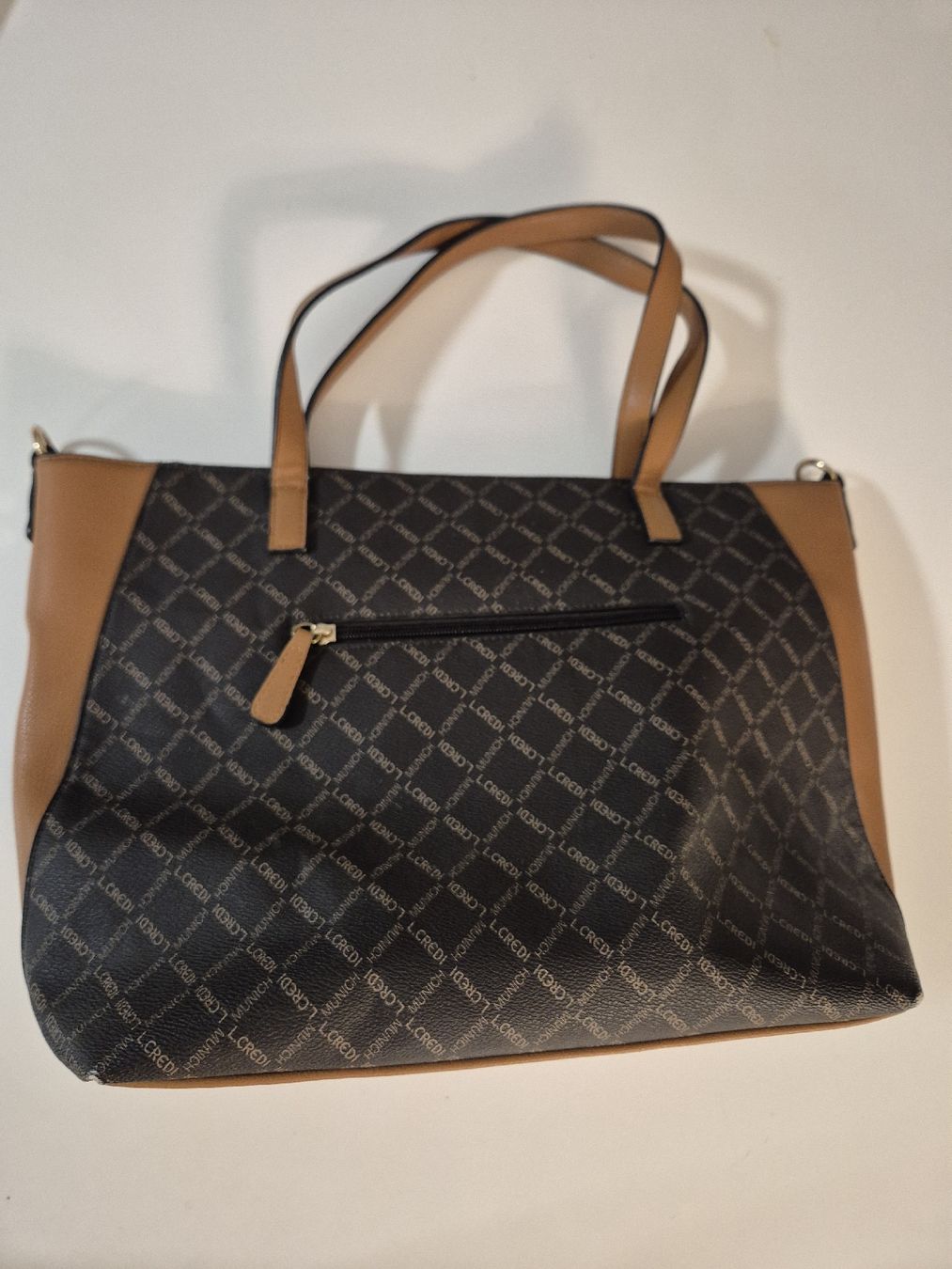 L.Credi Borse da donna: L. Credi Shopper, Handtasche, braun – Usato da Krauchthal venduto da MEWA01 3