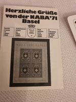 NABA 71 Basel Briefmarke - Rarität für Sammler Schweiz!