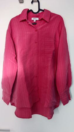 Damen Hemd Langarm Pink gestreift neuwertiger Zustand