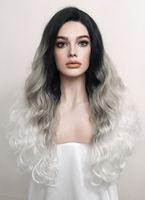 Wig Black/White - Perücke Schwarz/Weiss Cosplay