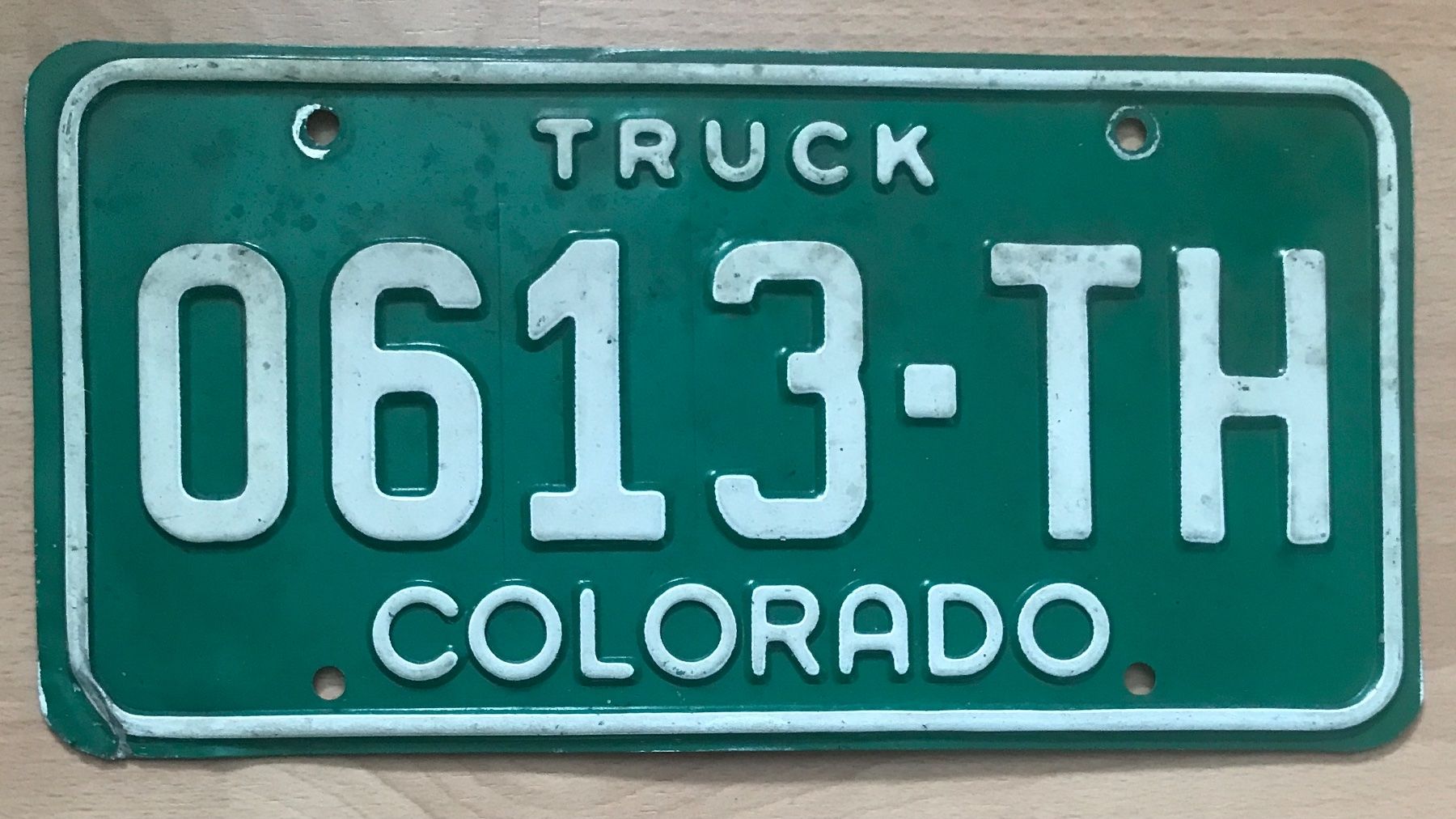 Insegne: Autonummer USA - Colorado – Usato da Wolfhalden venduto da 19651979