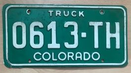 Autonummer USA - Colorado