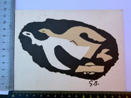 INVITATION POUR LE VERNISSAGE DE L'EXPOSITION DE "G.BRAQUE"