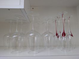 Luigi Bormioli Rot-Weiss-Champagner Gläser 