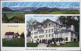 OBEREGG Gruss aus ST. ANTON Gasthof und Pension z. Rössle