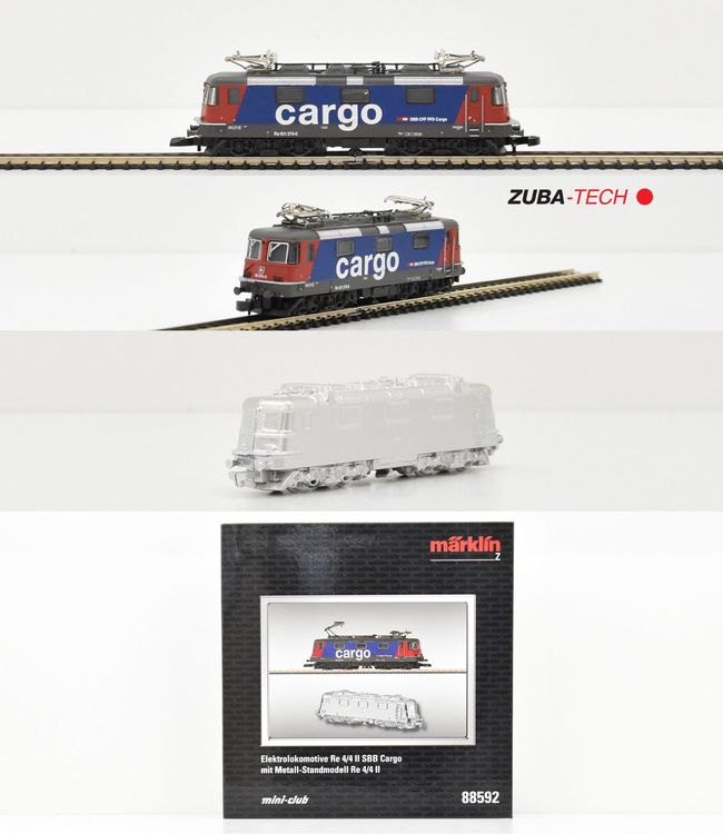 Märklin 88592 E-Lok Re 421 SBB Cargo Spur Z mit OVP (Gebraucht) in St ...