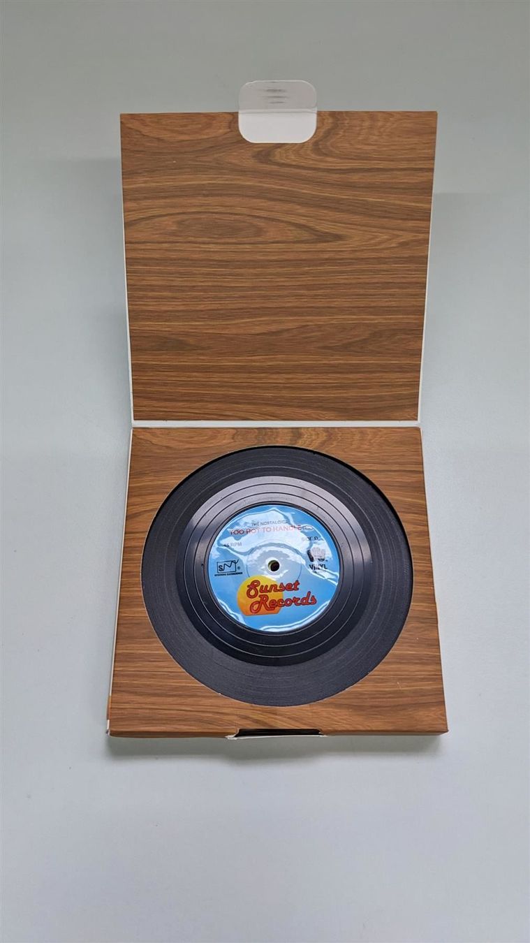 Sottobicchieri: Schallplatten Untersetzer Retro-Look – Nuovo e nell'imballaggio originale da Menziken venduto da mame18 1