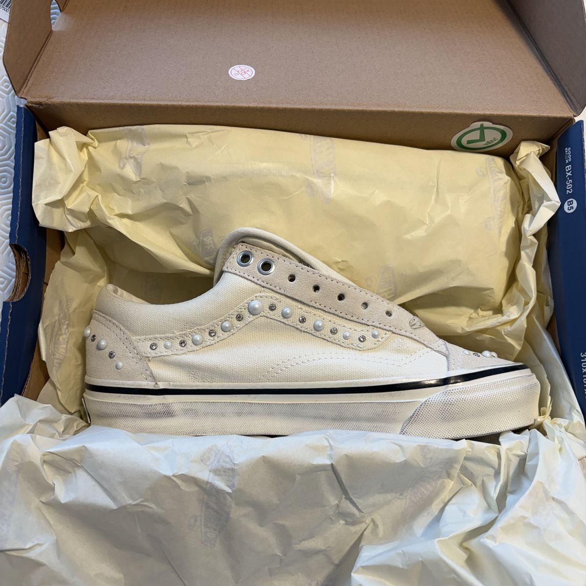 Vans Scarpe da uomo: Vans LX Old Skool 34 Pearlized White - Taille 38 – Nuovo e nell'imballaggio originale da Onex venduto da Chooseyoursneaks 1