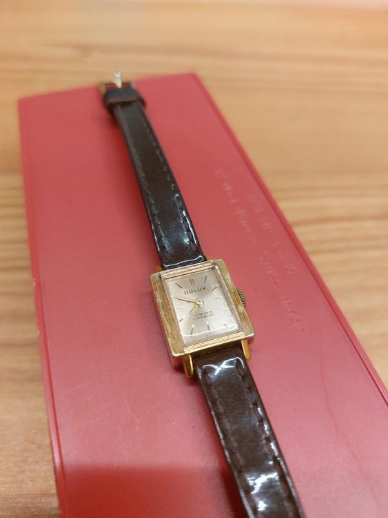 Alte Damenarmband Uhr Dulux 17 Rubis Incabloc (Gebraucht) in