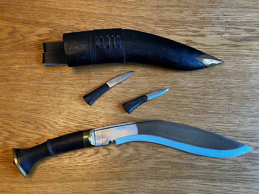 Besteck: Original Kukri aus Nepal – Gebraucht aus Varen von mbi_2s2g 2